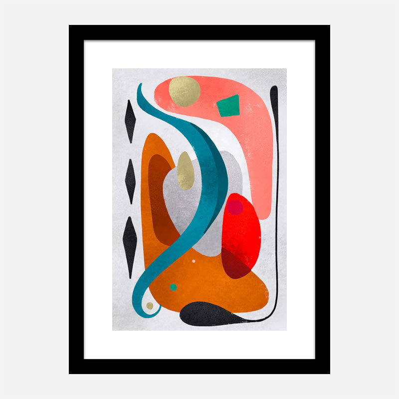 Rhombuses Abstract Art Print