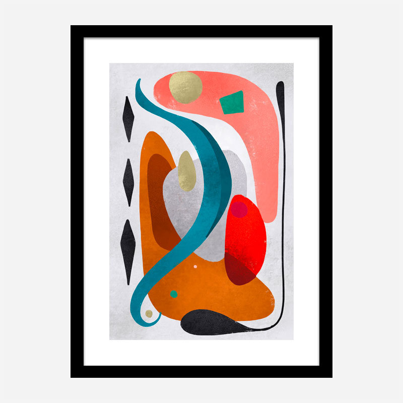 Rhombuses Abstract Art Print