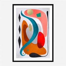 Rhombuses Abstract Art Print