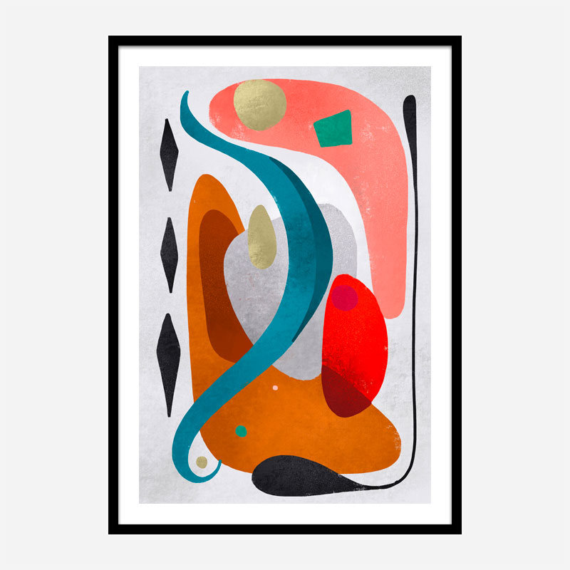 Rhombuses Abstract Art Print