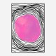 Purple Circle Abstract Art Print Purple Circle Abstract Art Print