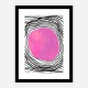 Purple Circle Abstract Art Print Purple Circle Abstract Art Print