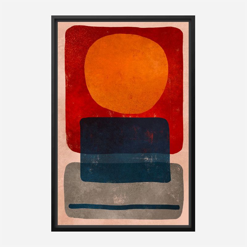 Squares Abstract Art Print