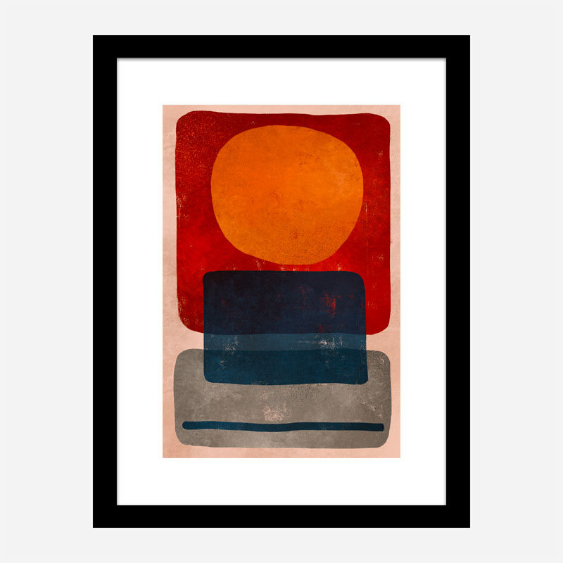 Squares Abstract Art Print