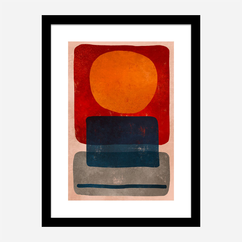 Squares Abstract Art Print