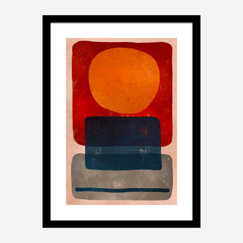 Squares Abstract Art Print