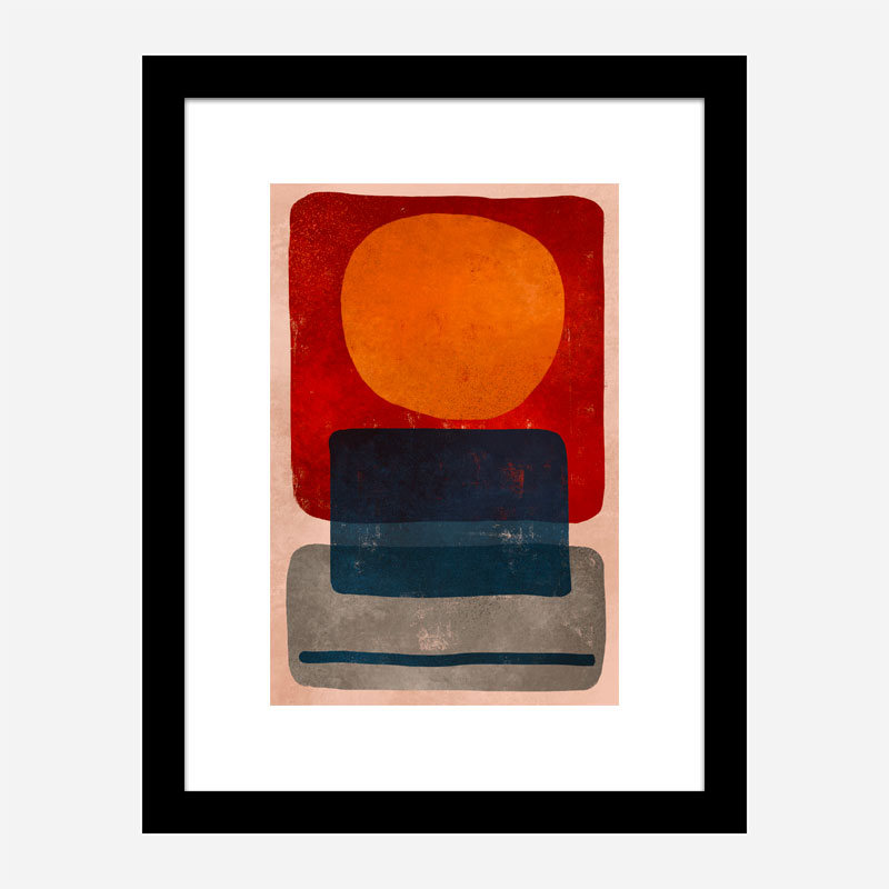 Squares Abstract Art Print