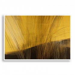 Golden Hay Abstract Art Print