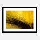 Golden Hay 2 Abstract Art Print