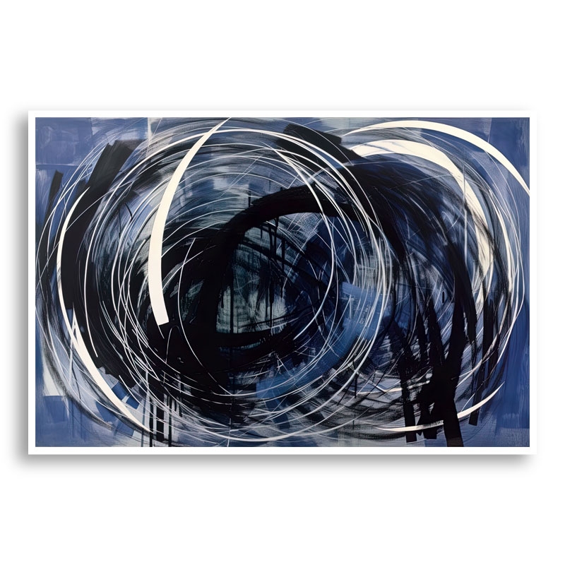 Circles Abstract Art Print