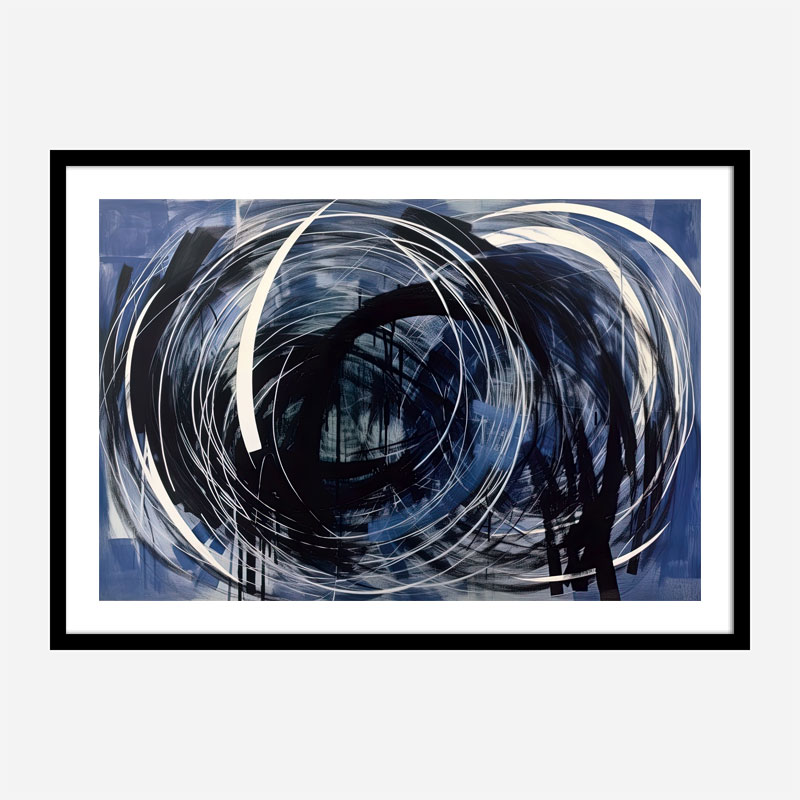 Circles Abstract Art Print