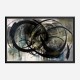 Black Circles Abstract Art Print Black Circles Abstract Art Print
