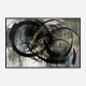 Black Circles Abstract Art Print Black Circles Abstract Art Print