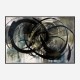 Black Circles Abstract Art Print Black Circles Abstract Art Print
