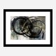 Black Circles Abstract Art Print Black Circles Abstract Art Print