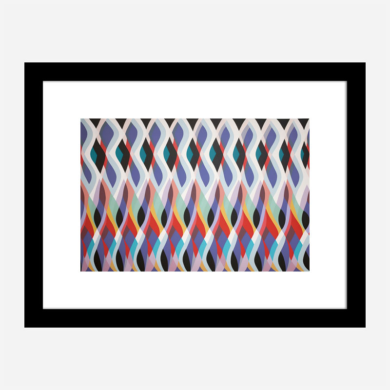 Wave Of Color Abstract Art Print