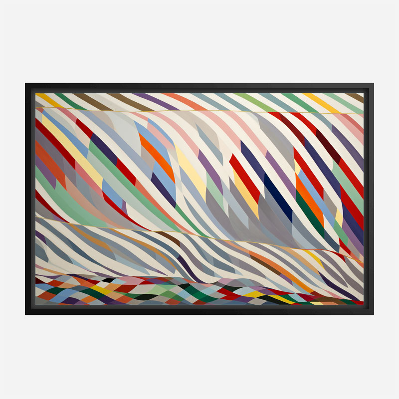 Wave Of Color 2 Abstract Art Print