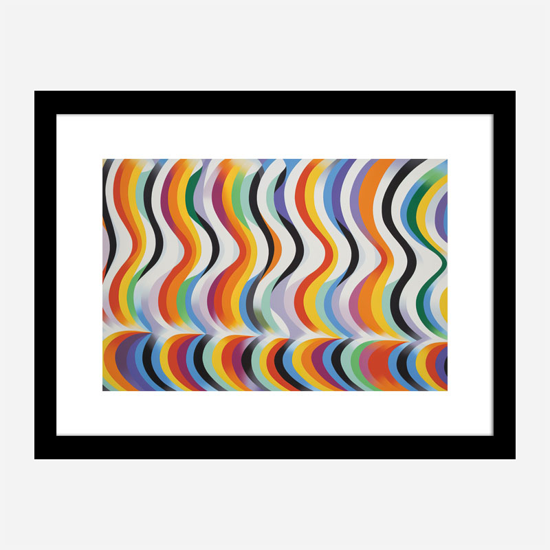 Wave Of Color 3 Abstract Art Print