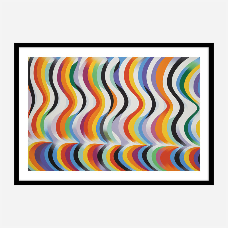 Wave Of Color 3 Abstract Art Print
