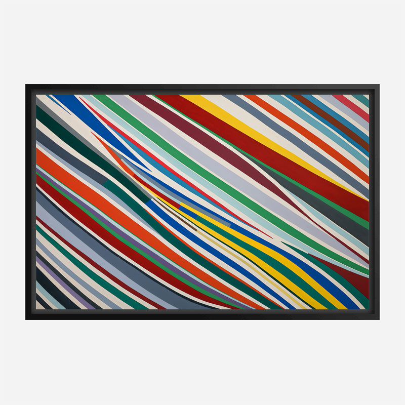 Lines Of Color 2 Abstract Art Print