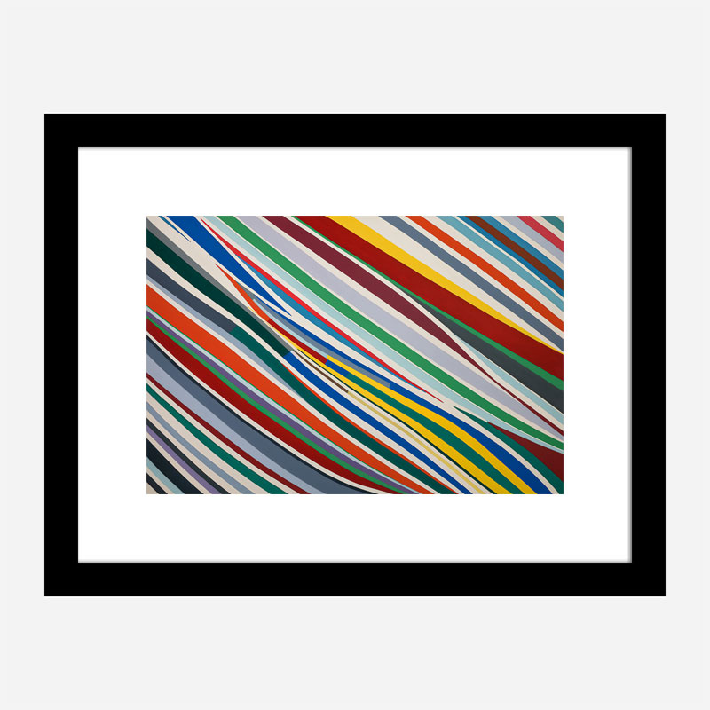 Lines Of Color 2 Abstract Art Print