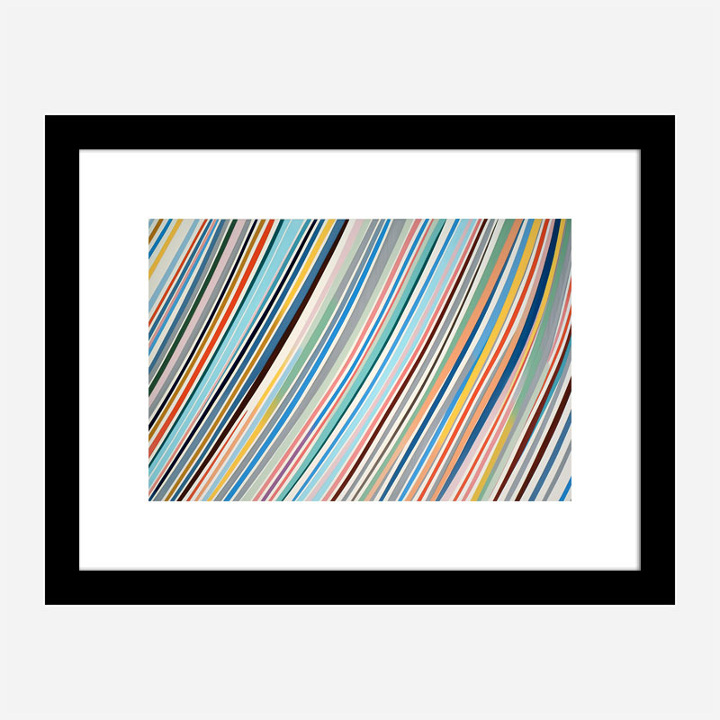 Lines Of Color 3 Abstract Art Print