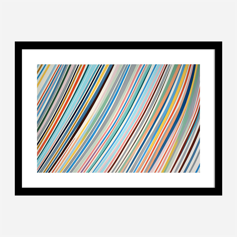 Lines Of Color 3 Abstract Art Print