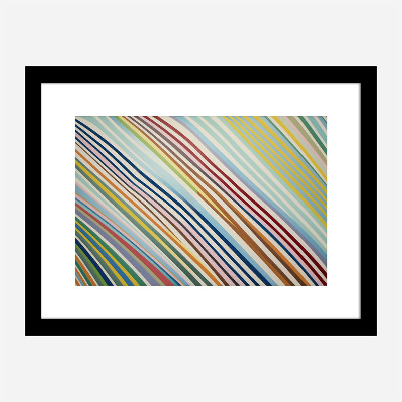 Lines Of Color 4 Abstract Art Print