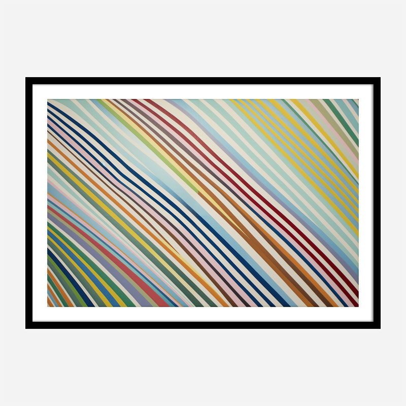 Lines Of Color 4 Abstract Art Print