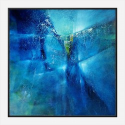 I Dreamed I Was Flying Blue Abstract Art Print