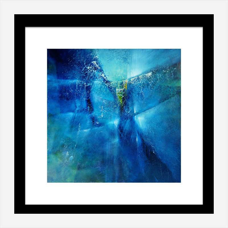 I Dreamed I Was Flying Blue Abstract Art Print