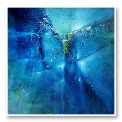 I Dreamed I Was Flying Blue Abstract Art Print