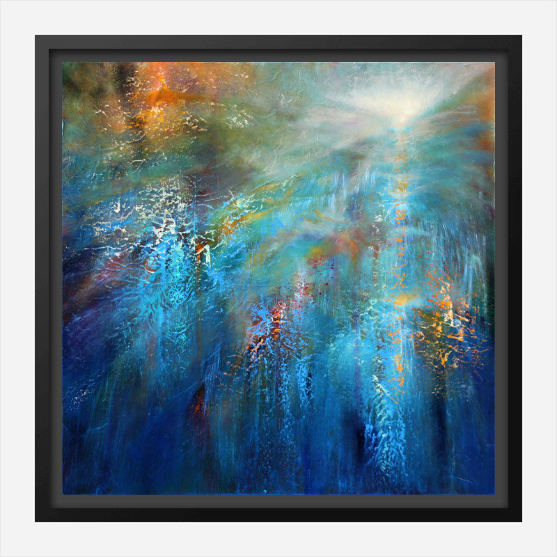 Another Blue Morning Abstract Art Print
