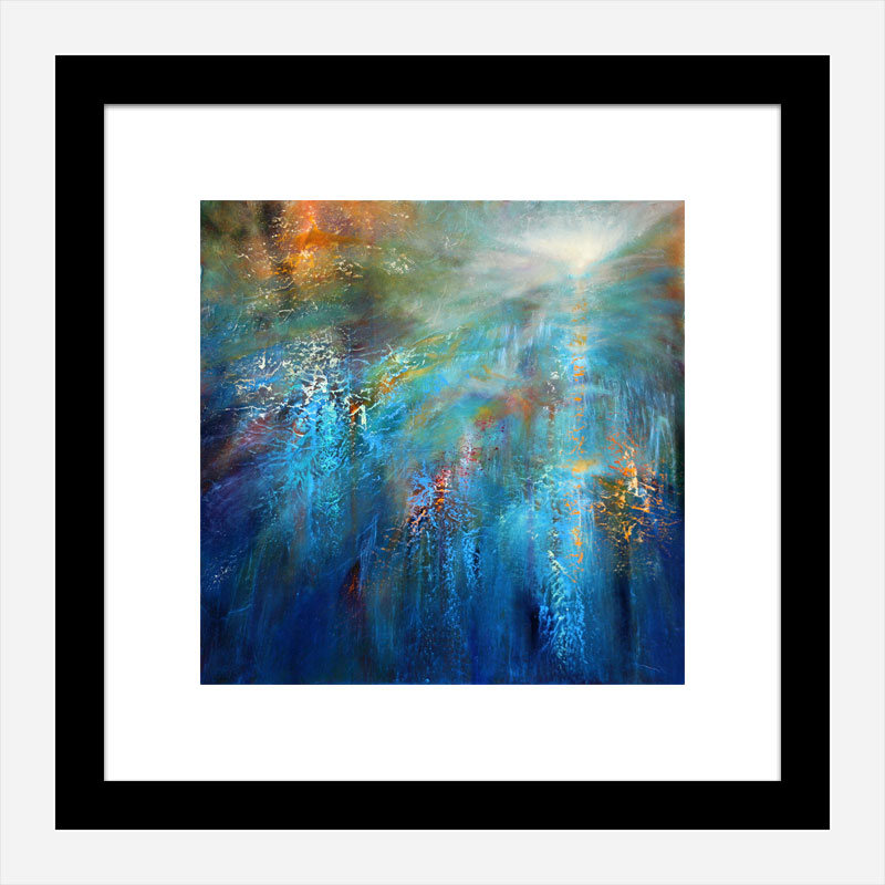 Another Blue Morning Abstract Art Print