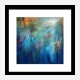 Another Blue Morning Abstract Art Print