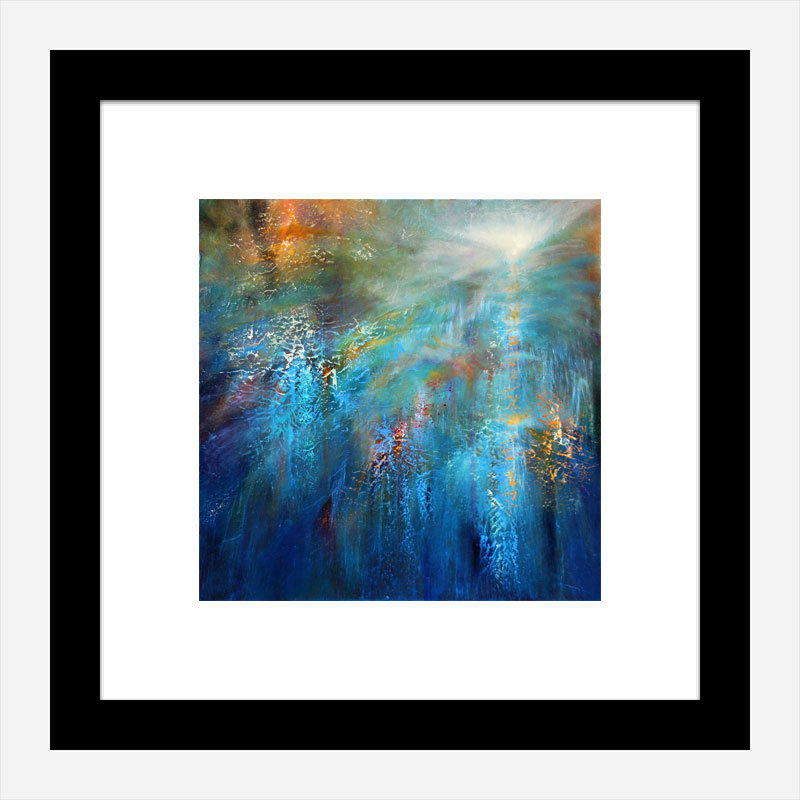 Another Blue Morning Abstract Art Print