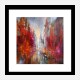 Cathedral City Abstract Art Print