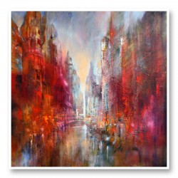 Cathedral City Abstract Art Print