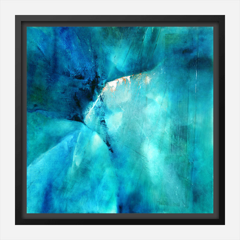 Composition In Turquoise Abstract Art Print