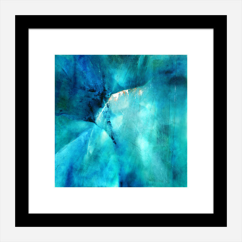 Composition In Turquoise Abstract Art Print