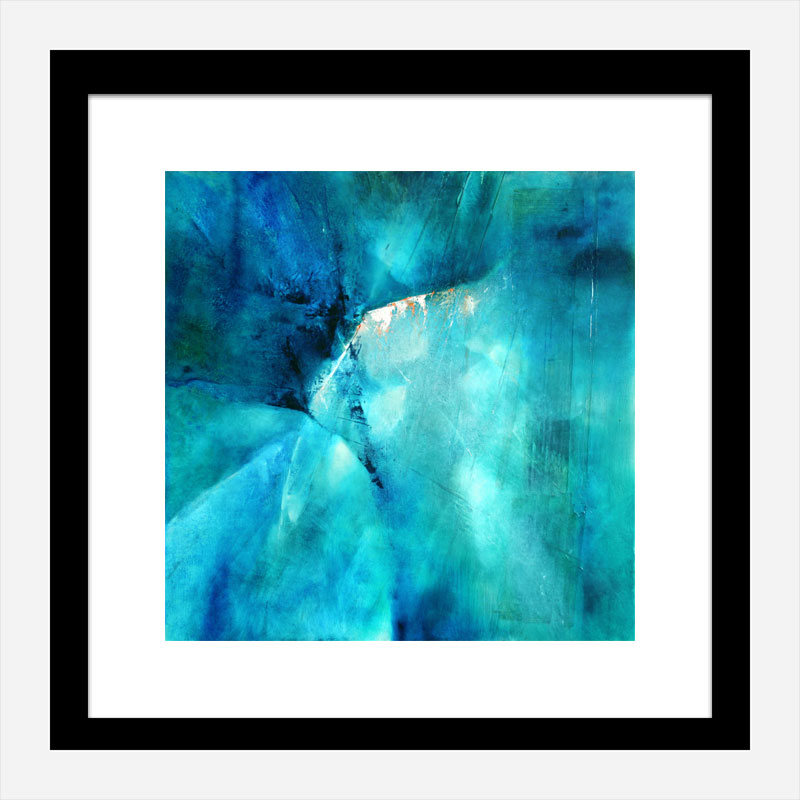 Composition In Turquoise Abstract Art Print