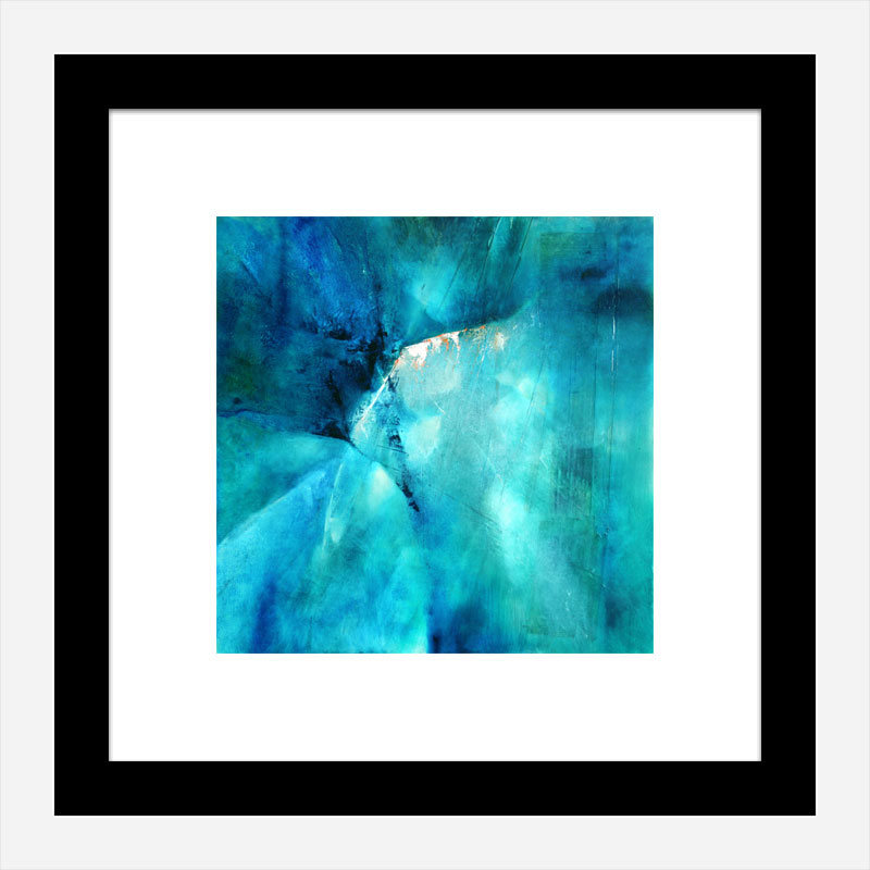 Composition In Turquoise Abstract Art Print