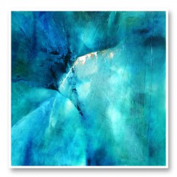 Composition In Turquoise Abstract Art Print