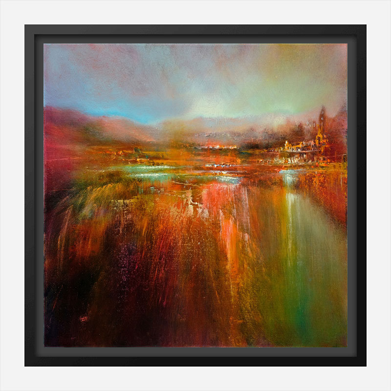 Down by The River Abstract Art Print