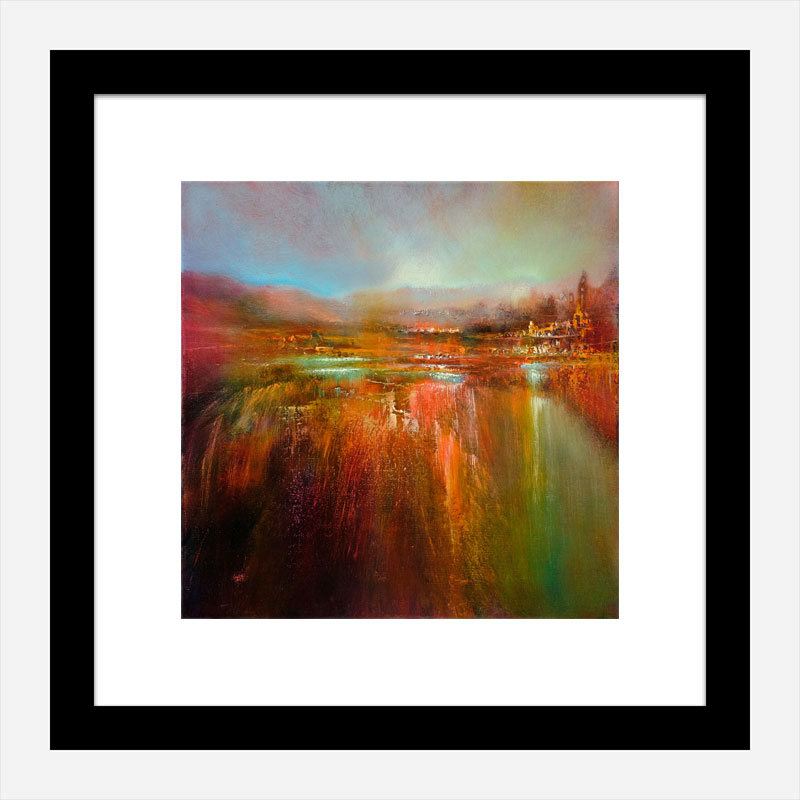 Down by The River Abstract Art Print