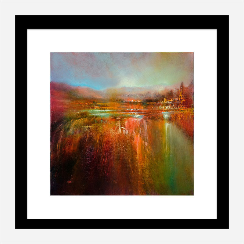 Down by The River Abstract Art Print