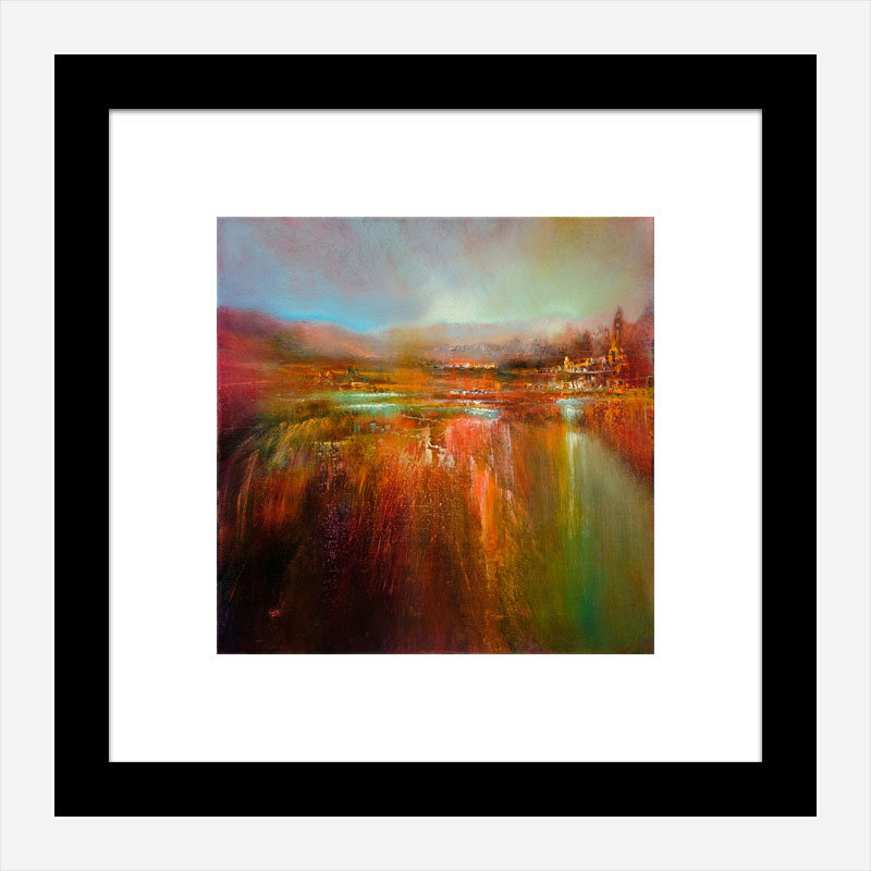 Down by The River Abstract Art Print