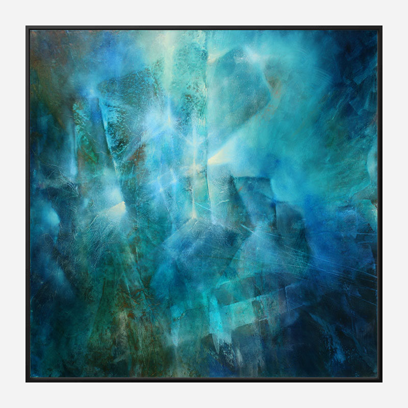 Emerald Abstract Art Print