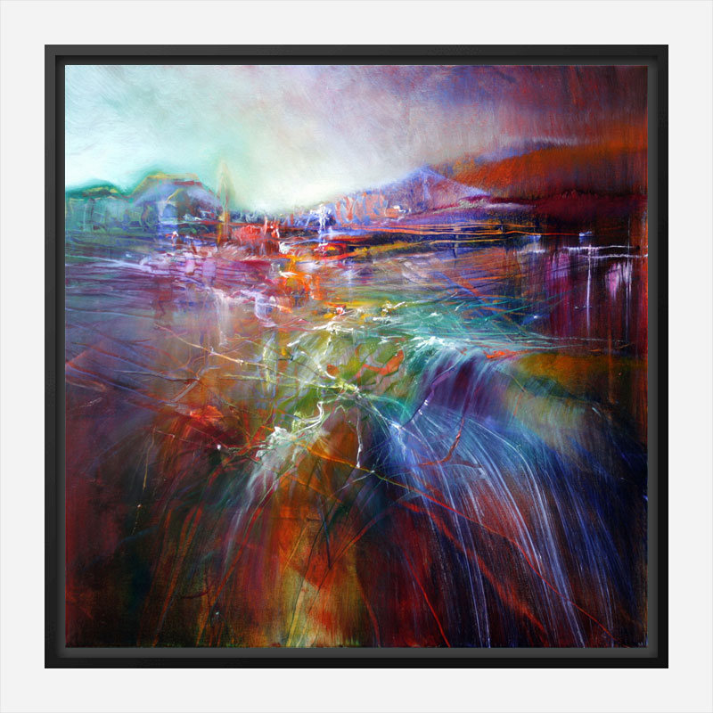 Evening Shine Abstract Art Print