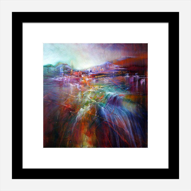 Evening Shine Abstract Art Print Evening Shine Abstract Art Print